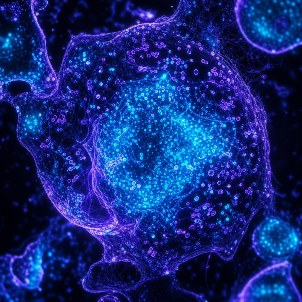Microscopic cellular structure